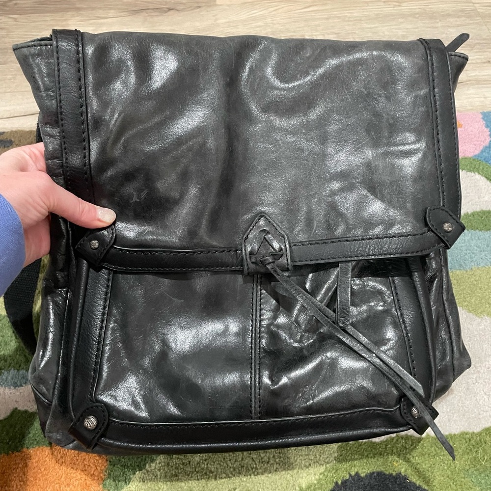 The Sak Ventura black leather convertible backpack/satchel